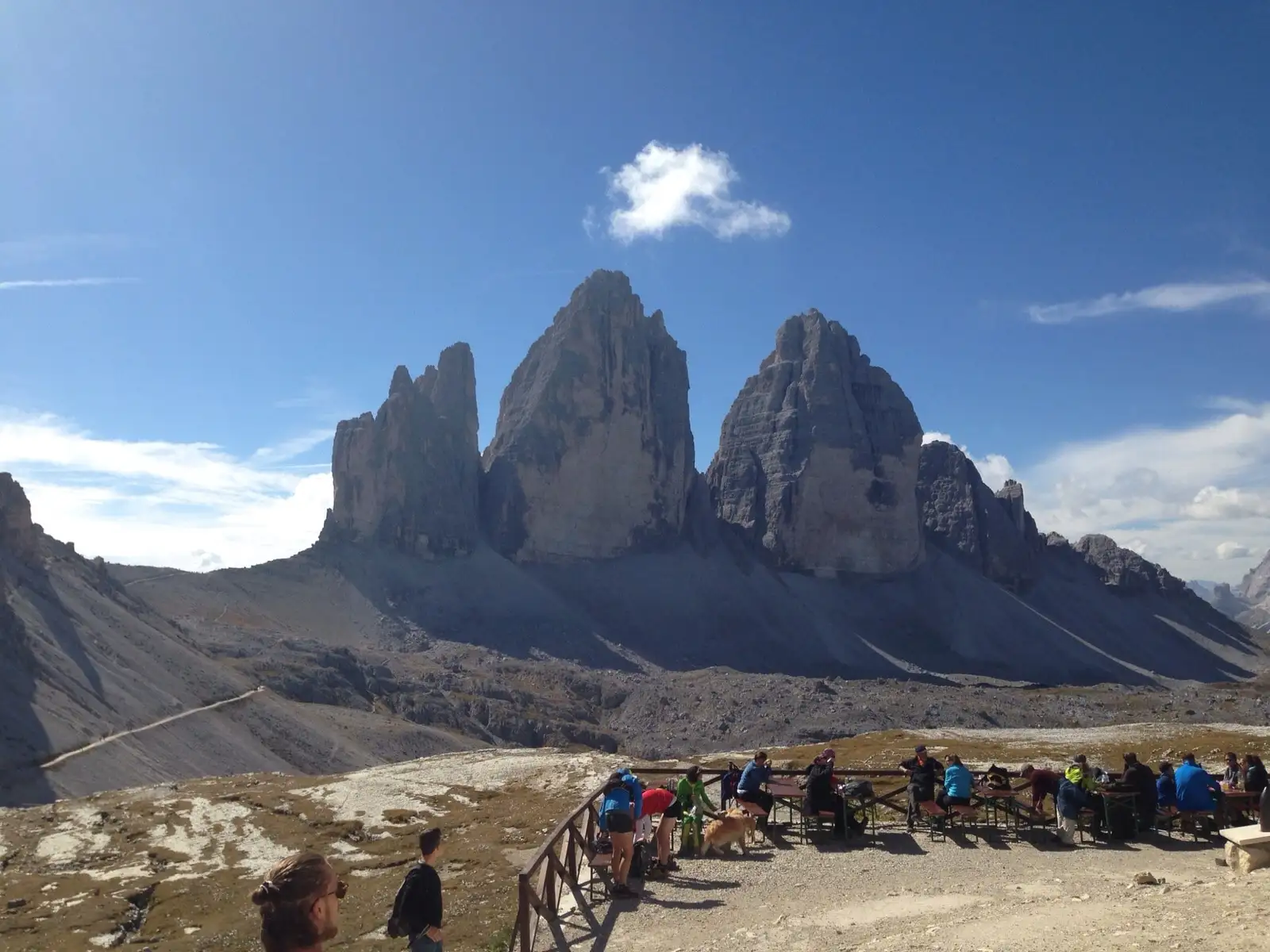 Die Drei Zinnen in den Dolomiten