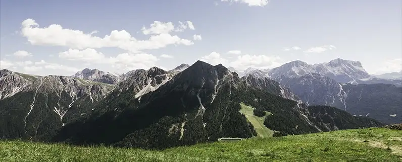Blick auf den Kronplatz